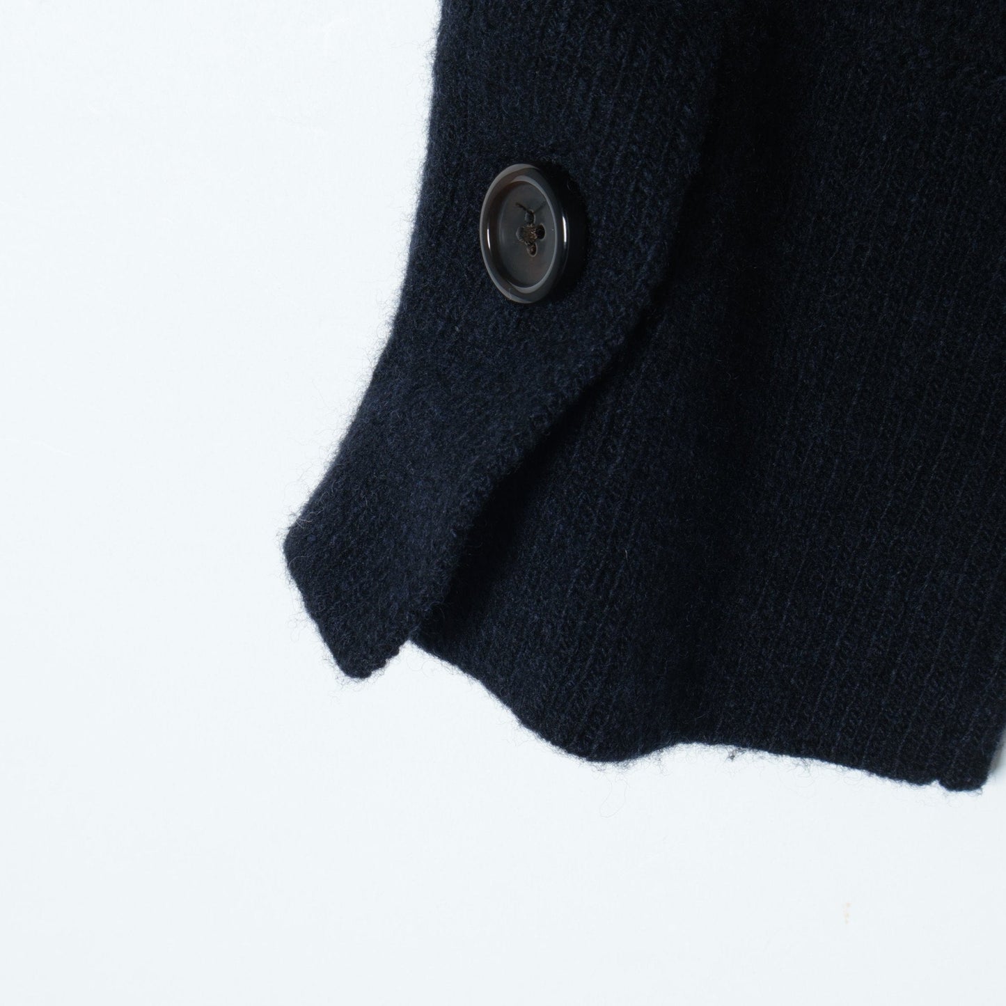 〈手洗い可能〉7Gウールカシミヤ片畦ワンピース