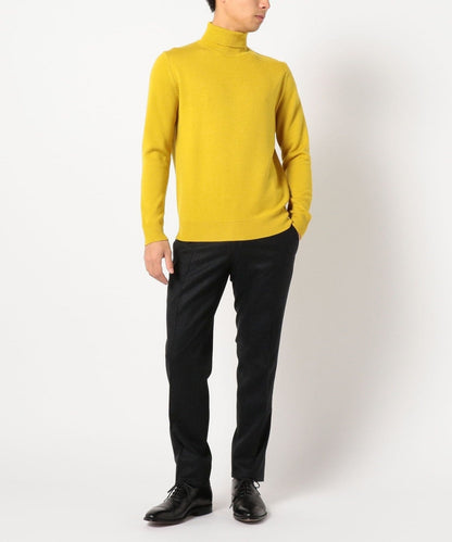 SD: 【CANONICO】ライト サキソニー ソリッドノープリーツ パンツ(ダークグレー)