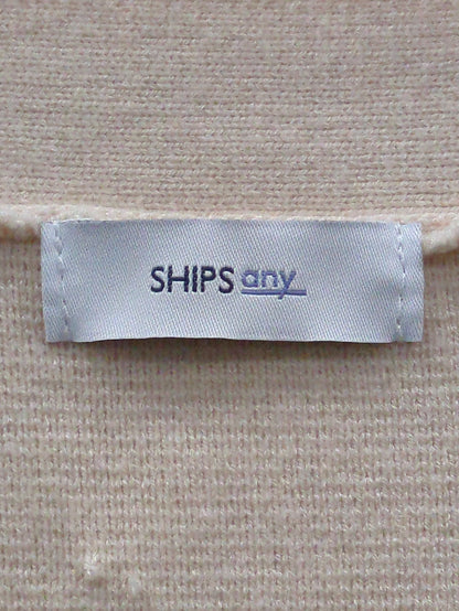 【WEB限定】SHIPS any:〈手洗い可能〉ミラノ リブ Vネック ミディ カーディガン