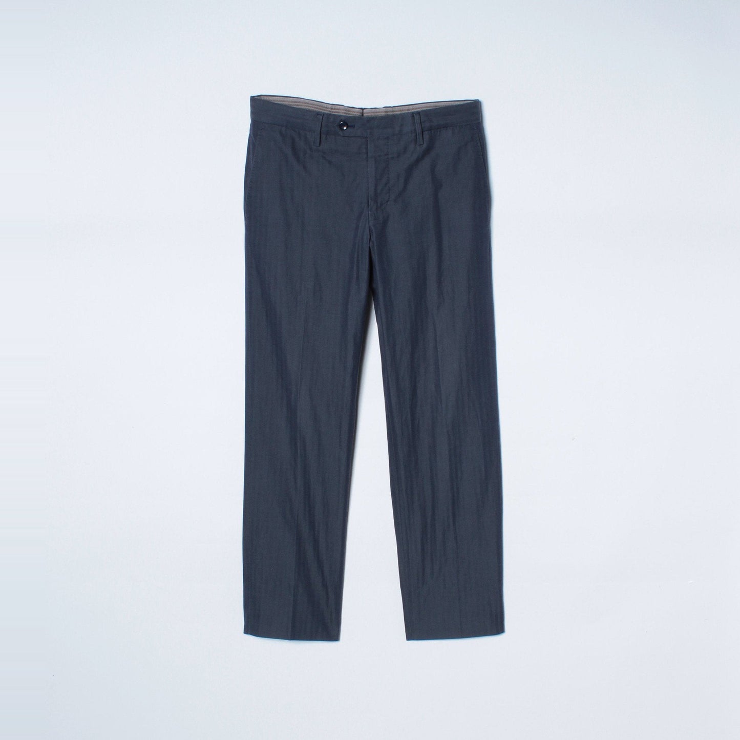 SD: 【ストレッチ】 コットン ヘリンボーン ドレスチノパンツ (ネイビー)