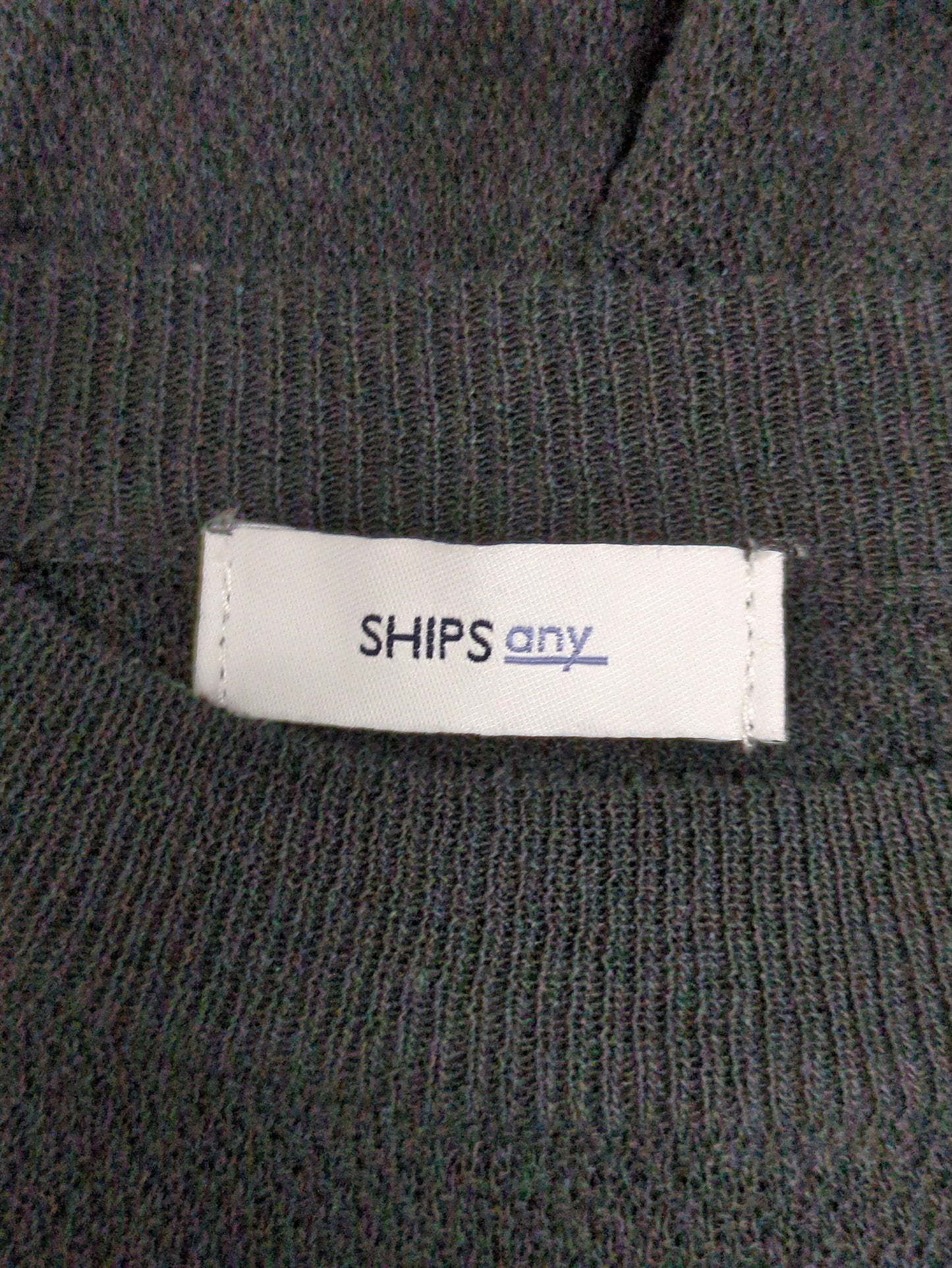 SHIPS any: 〈洗濯機可能〉シアー ハーフスリーブ ニット Tシャツ