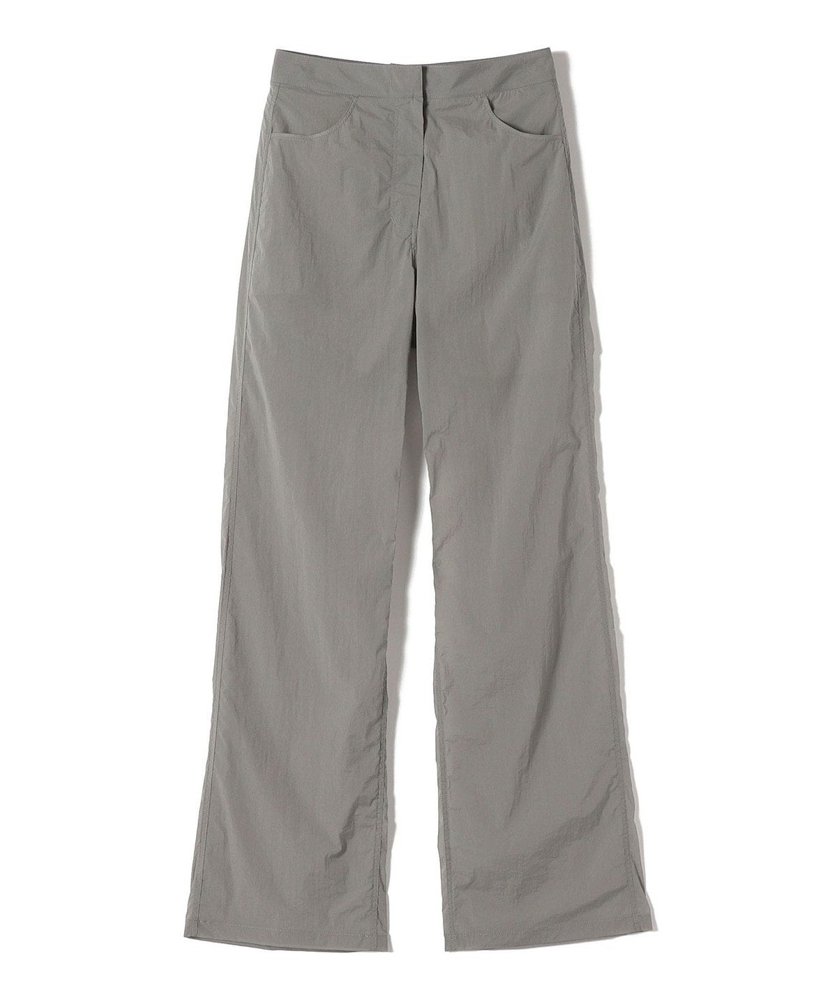 AMOMENTO:リバーシブル シアー ストレート パンツ