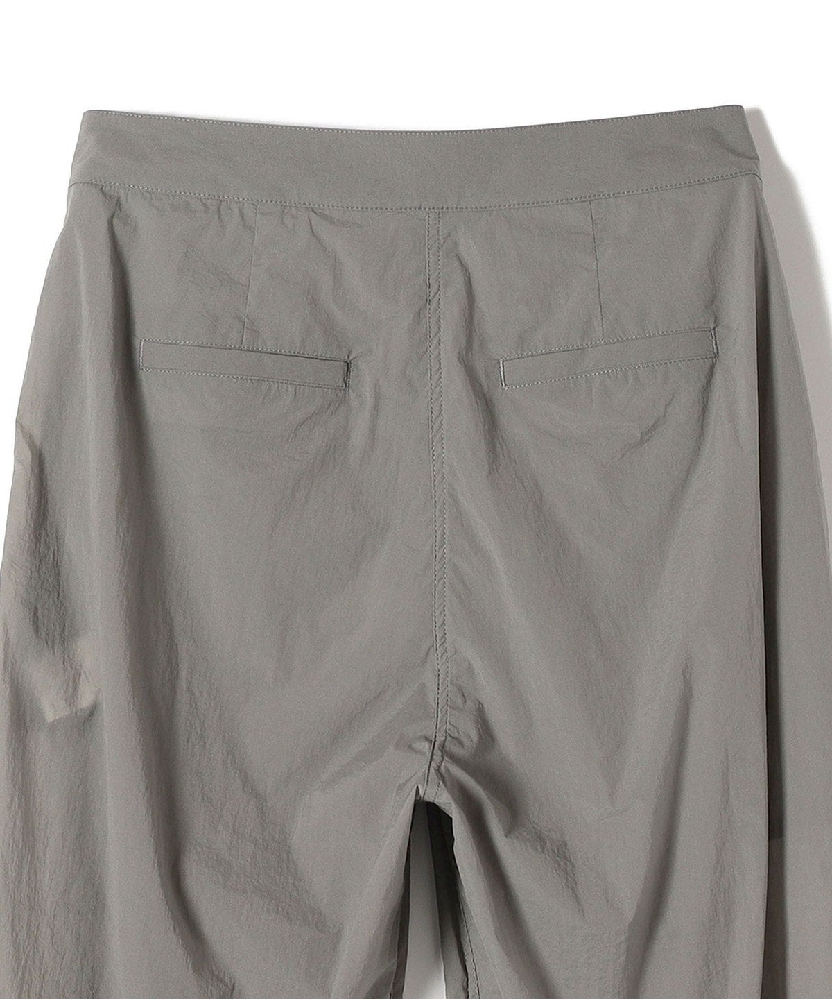 AMOMENTO:リバーシブル シアー ストレート パンツ