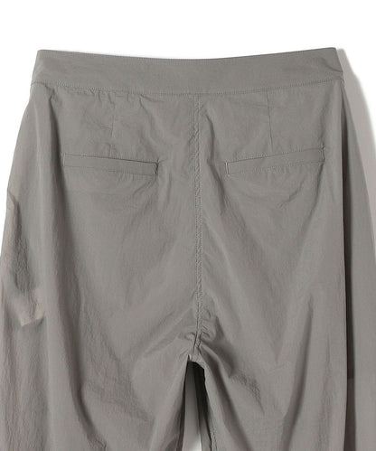 AMOMENTO:リバーシブル シアー ストレート パンツ