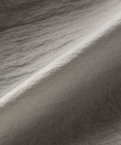 AMOMENTO:リバーシブル シアー ストレート パンツ