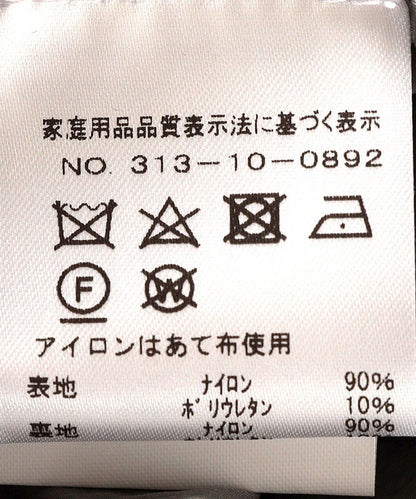 AMOMENTO:リバーシブル シアー ストレート パンツ