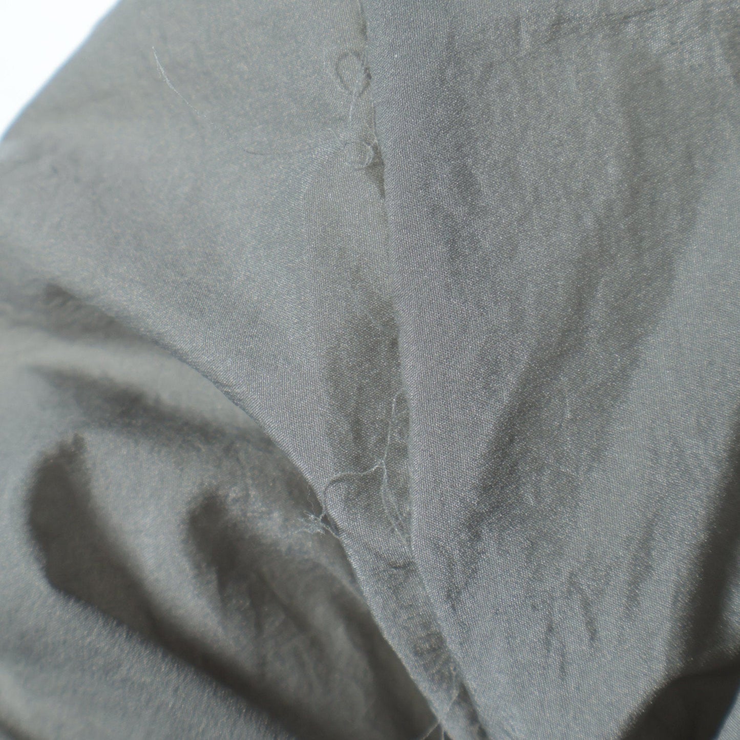 AMOMENTO:リバーシブル シアー ストレート パンツ