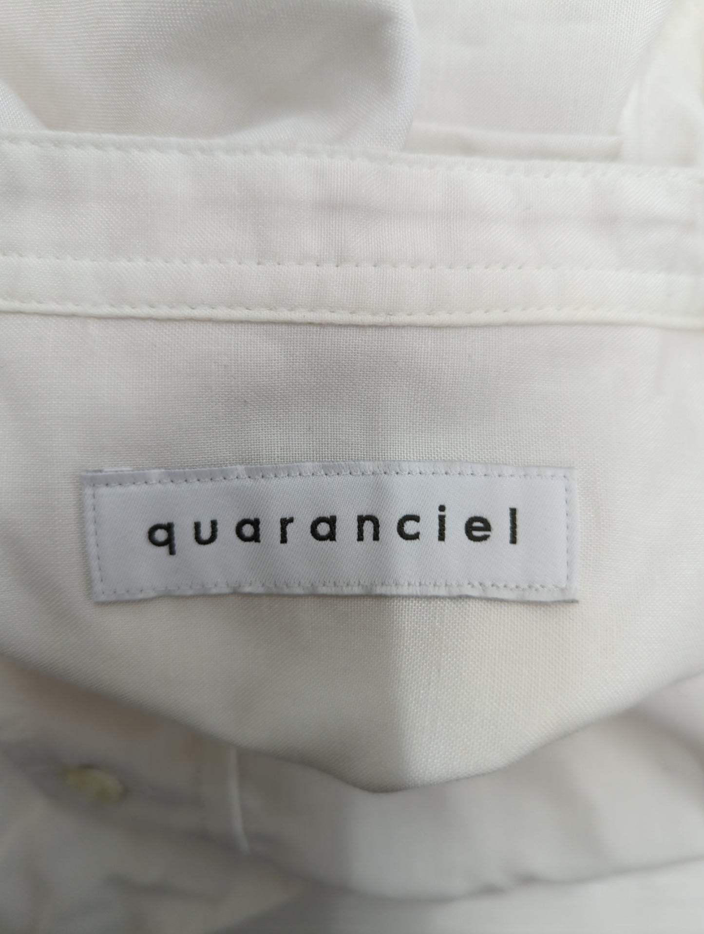 quaranciel:〈洗濯機可能〉ドレッシー ワーク ハーフスリーブ シャツ