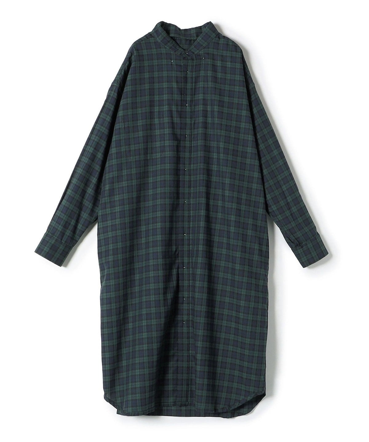 Duches Designs:〈洗濯機可能〉ブラックウォッチ シャツ ワンピース