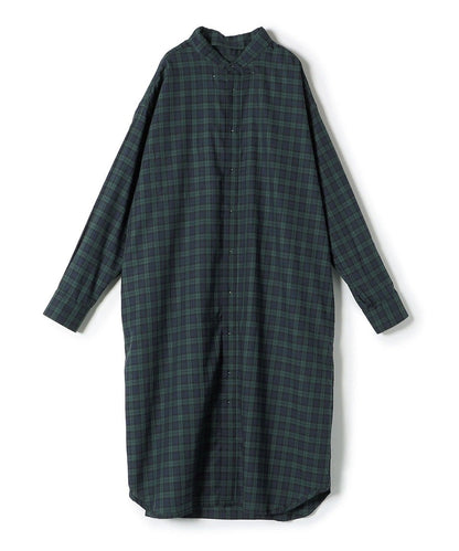 Duches Designs:〈洗濯機可能〉ブラックウォッチ シャツ ワンピース