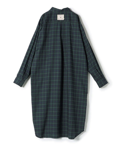 Duches Designs:〈洗濯機可能〉ブラックウォッチ シャツ ワンピース