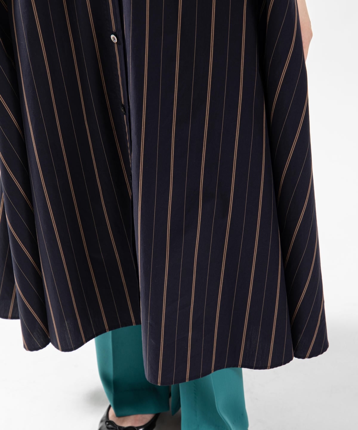 SHOP PRESSボリュームシャツワンピース