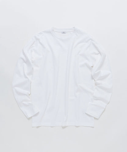 SHIPS: 抗菌・防臭 NANO-FINE(R) ハイゲージ クルーネック Tシャツ (ロンT)