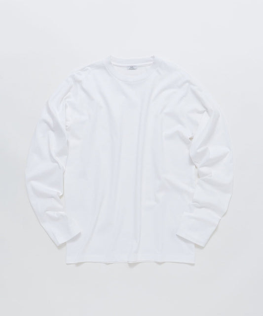 SHIPS: 抗菌・防臭 NANO-FINE(R) ハイゲージ クルーネック Tシャツ (ロンT)