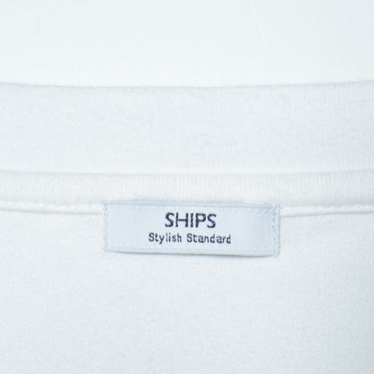 SHIPS: 抗菌・防臭 NANO-FINE(R) ハイゲージ クルーネック Tシャツ (ロンT)