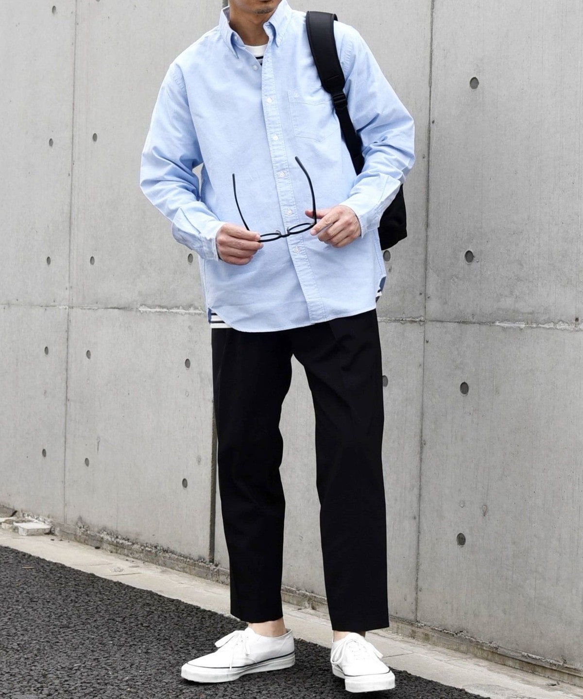 SHIPS any: COTTON USA ワンポイント ロゴ 刺繍 オックス ボタンダウン シャツ 24SS