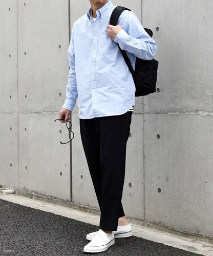 SHIPS any: COTTON USA ワンポイント ロゴ 刺繍 オックス ボタンダウン シャツ 24SS