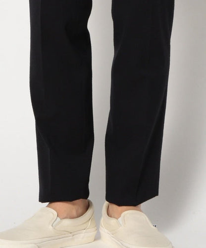 SHIPS: セットアップ GENTLE WOOL シアサッカー ノープリーツ パンツ