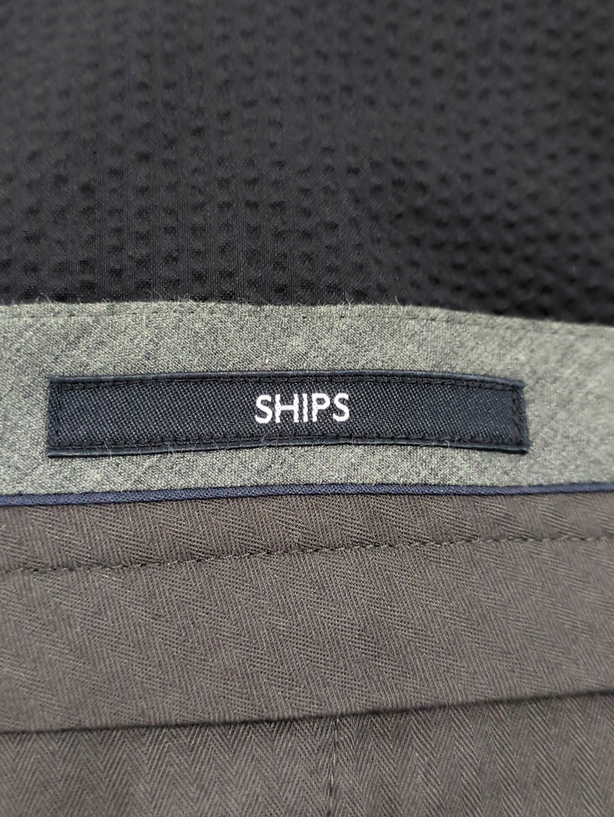 SHIPS: セットアップ GENTLE WOOL シアサッカー ノープリーツ パンツ