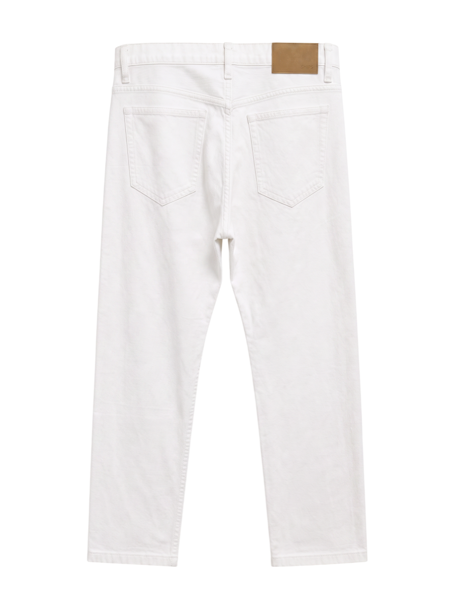 SHIPS:5PKT SELVAGE CL PIQUE STR