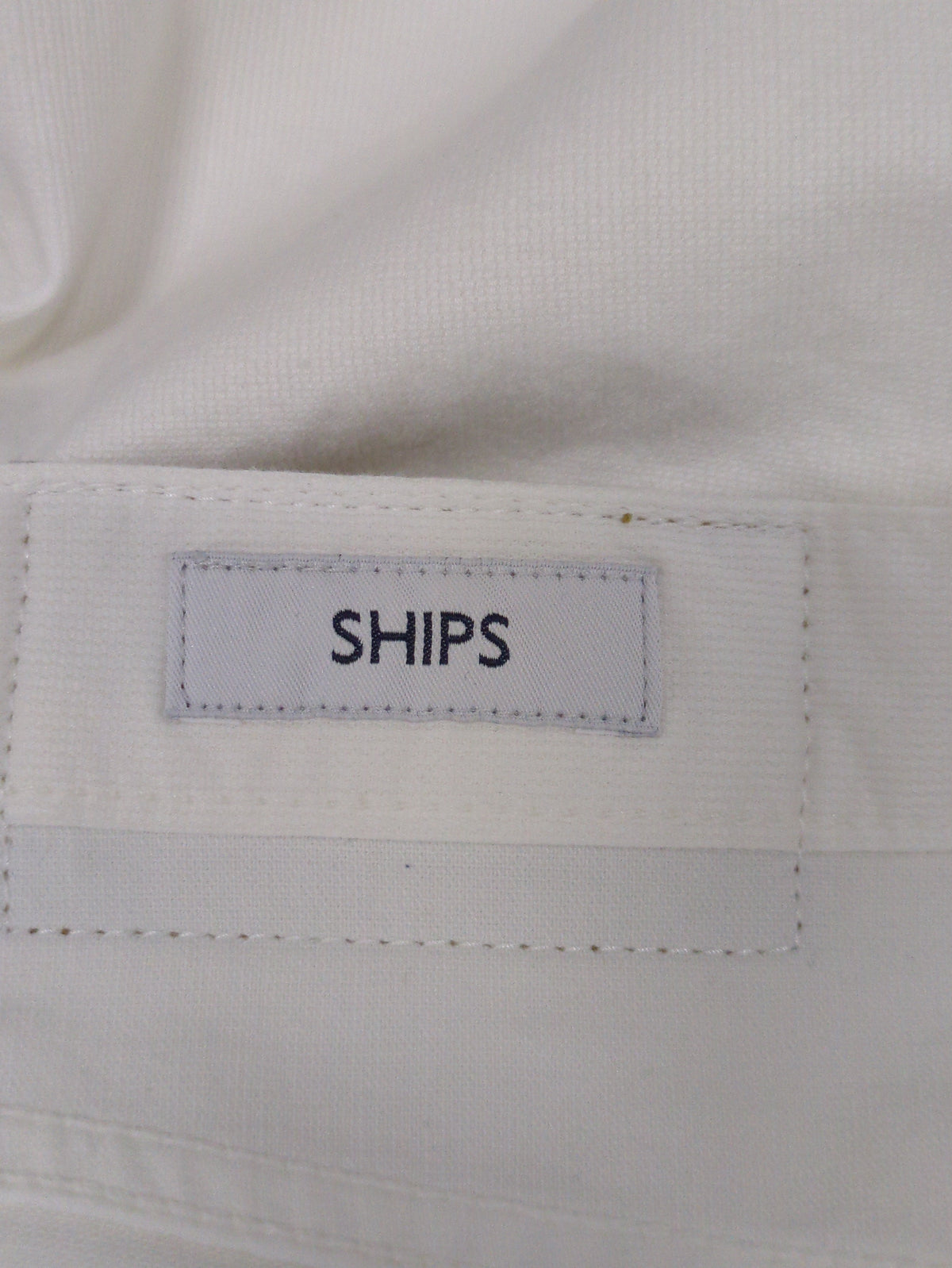 SHIPS:5PKT SELVAGE CL PIQUE STR