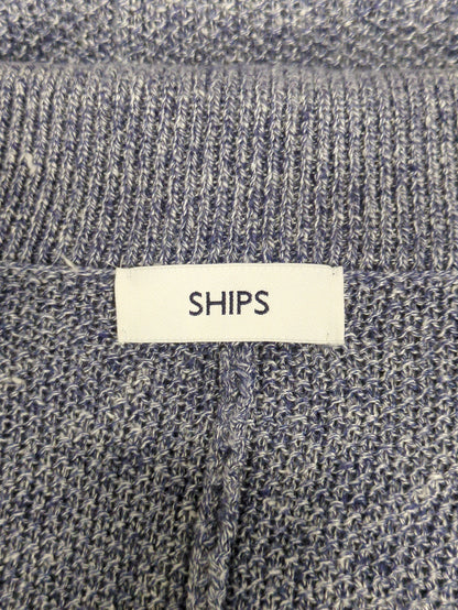 SHIPS: 7ゲージ ピケ 2ボタン ニットジャケット