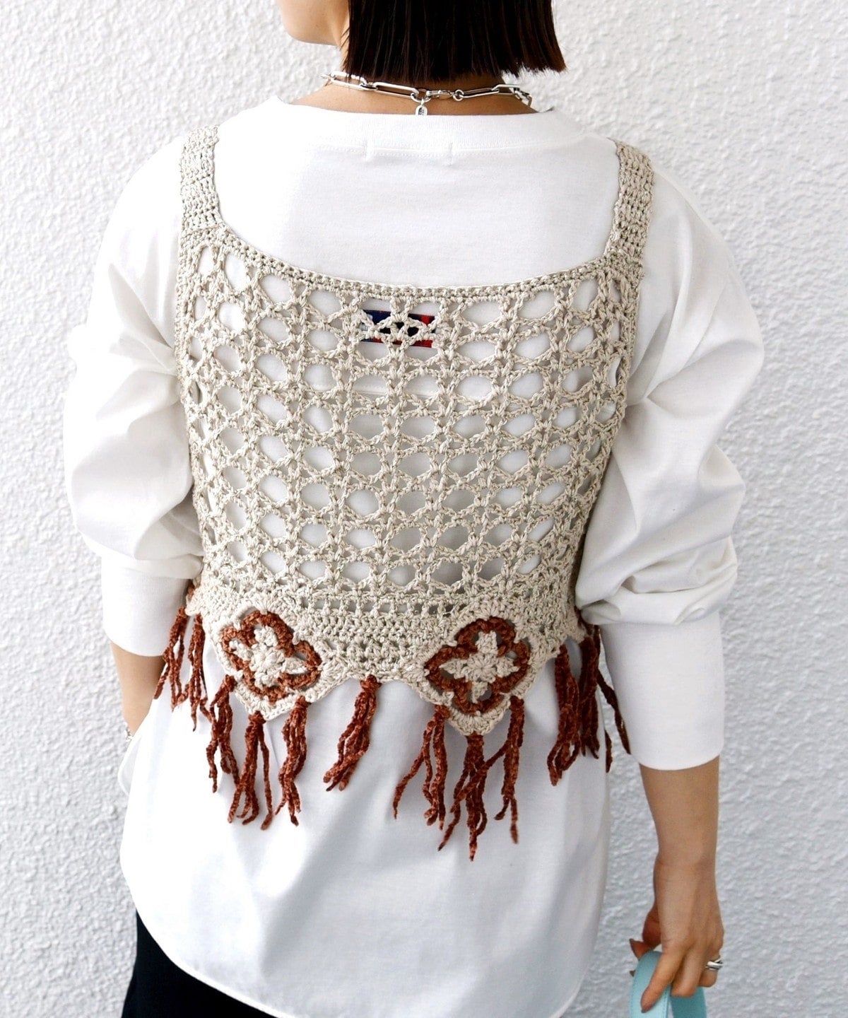 LOGAN KNITTING MILLS:〈手洗い可能〉モール ビスチェ
