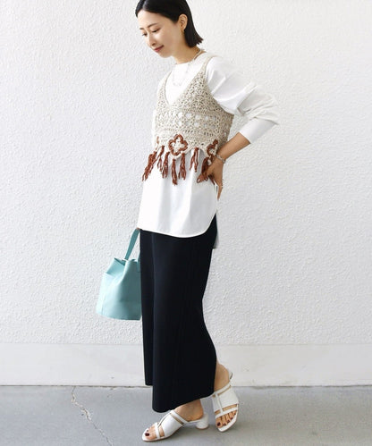 LOGAN KNITTING MILLS:〈手洗い可能〉モール ビスチェ