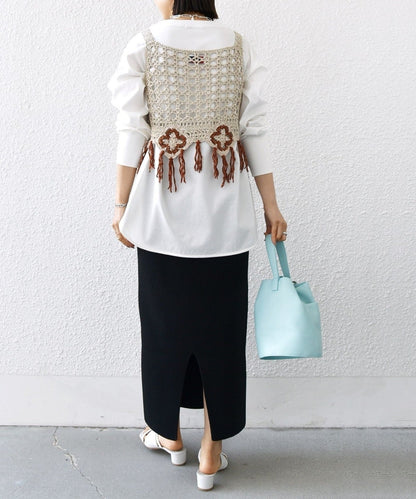 LOGAN KNITTING MILLS:〈手洗い可能〉モール ビスチェ