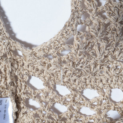 LOGAN KNITTING MILLS:〈手洗い可能〉モール ビスチェ