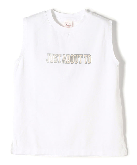 81BRANCA:JUST ABOUT ノースリーブ TEE