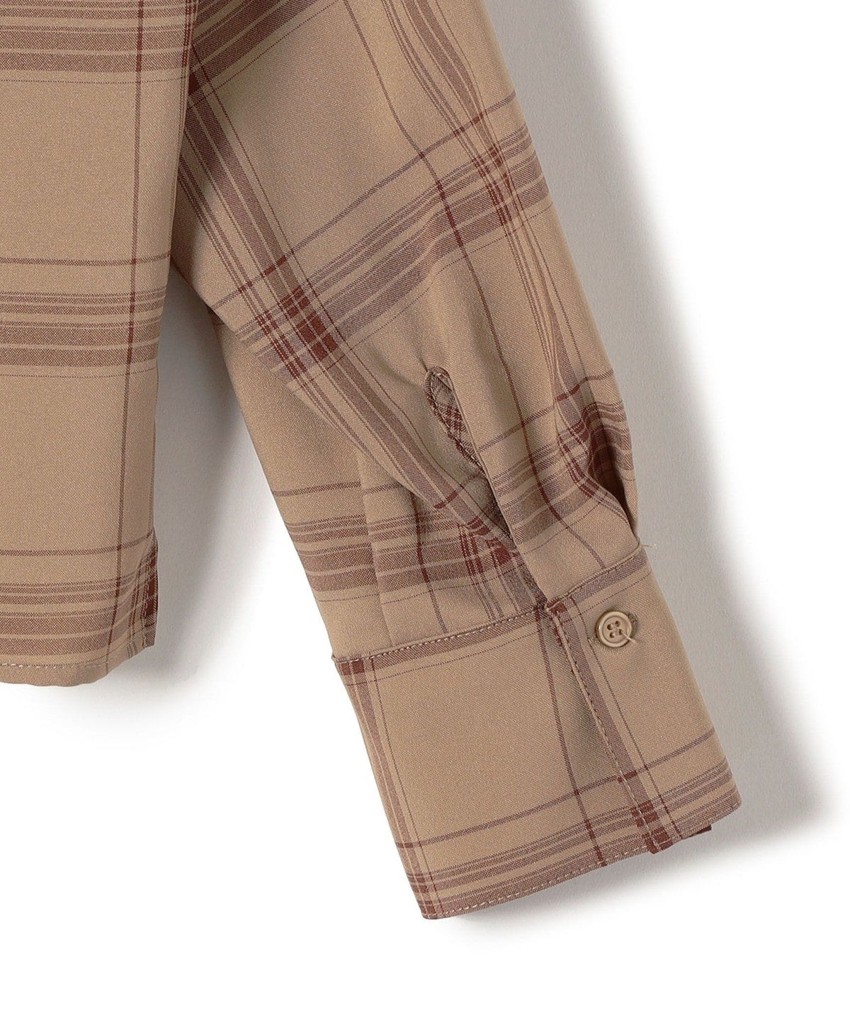 SHIPS Colors:〈洗濯機可能〉シャドー チェック クロップド シャツ