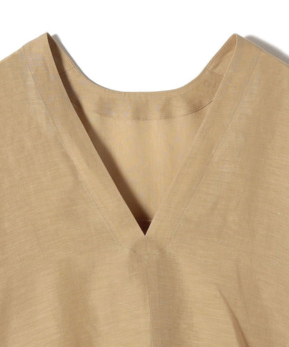 【一部WEB限定】〈手洗い可能〉IMPERIAL LINEN スキッパー ブラウス