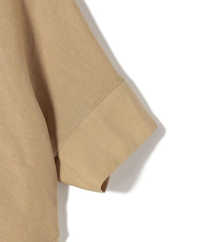 【一部WEB限定】〈手洗い可能〉IMPERIAL LINEN スキッパー ブラウス