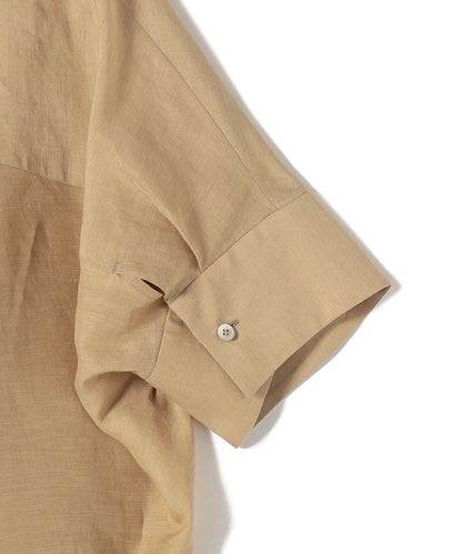 【一部WEB限定】〈手洗い可能〉IMPERIAL LINEN スキッパー ブラウス