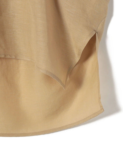 【一部WEB限定】〈手洗い可能〉IMPERIAL LINEN スキッパー ブラウス
