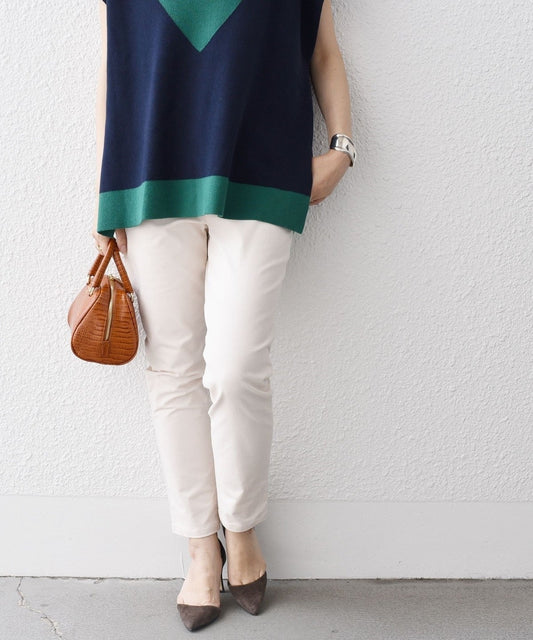 〈手洗い可能〉ストレッチコーデュロイイージースキニー