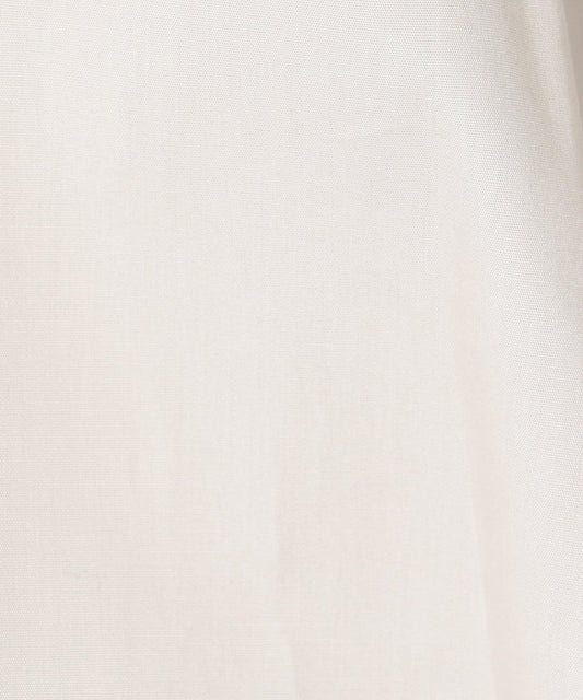 liflattie ships: ブロード Vネック オープン ブラウス