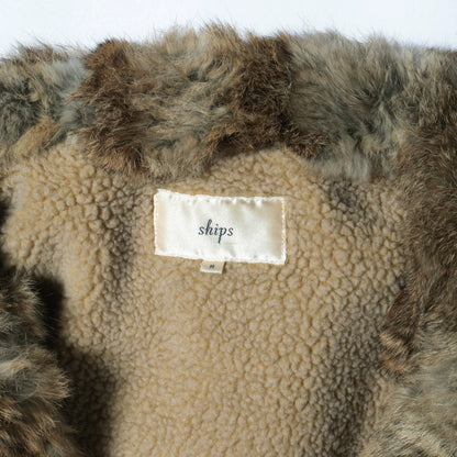 RABBIT FUR LINER COAT