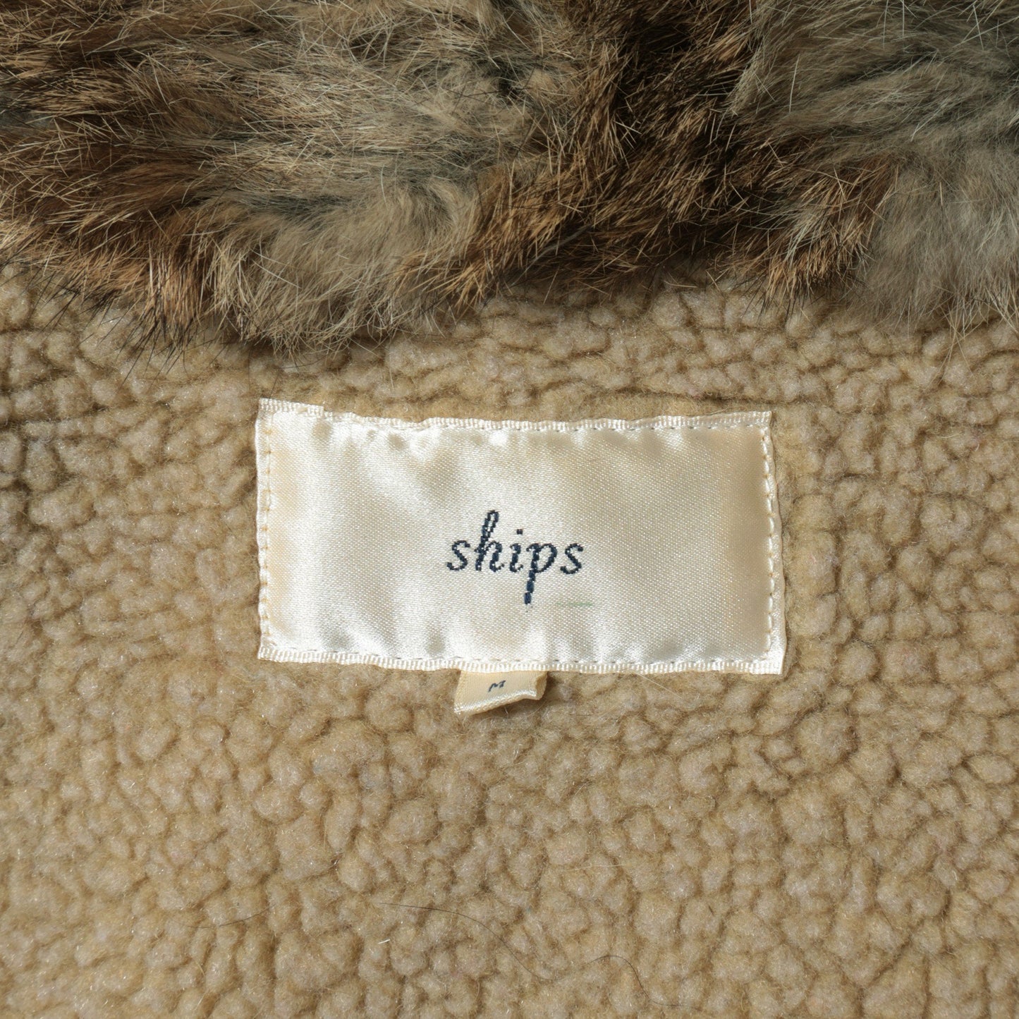 RABBIT FUR LINER COAT