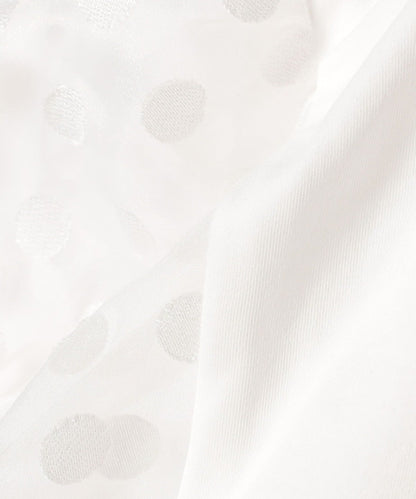 TORRAZZO DONNA:〈手洗い可能〉ドット シアー スリーブ カットソー