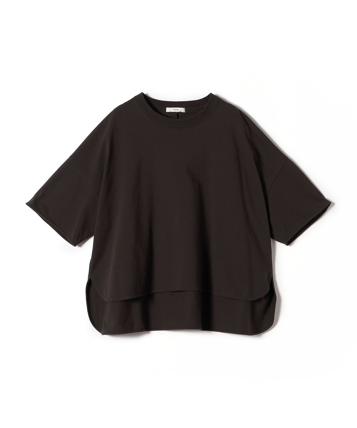 〈洗濯機可能〉バック フリル 半袖 Tシャツ