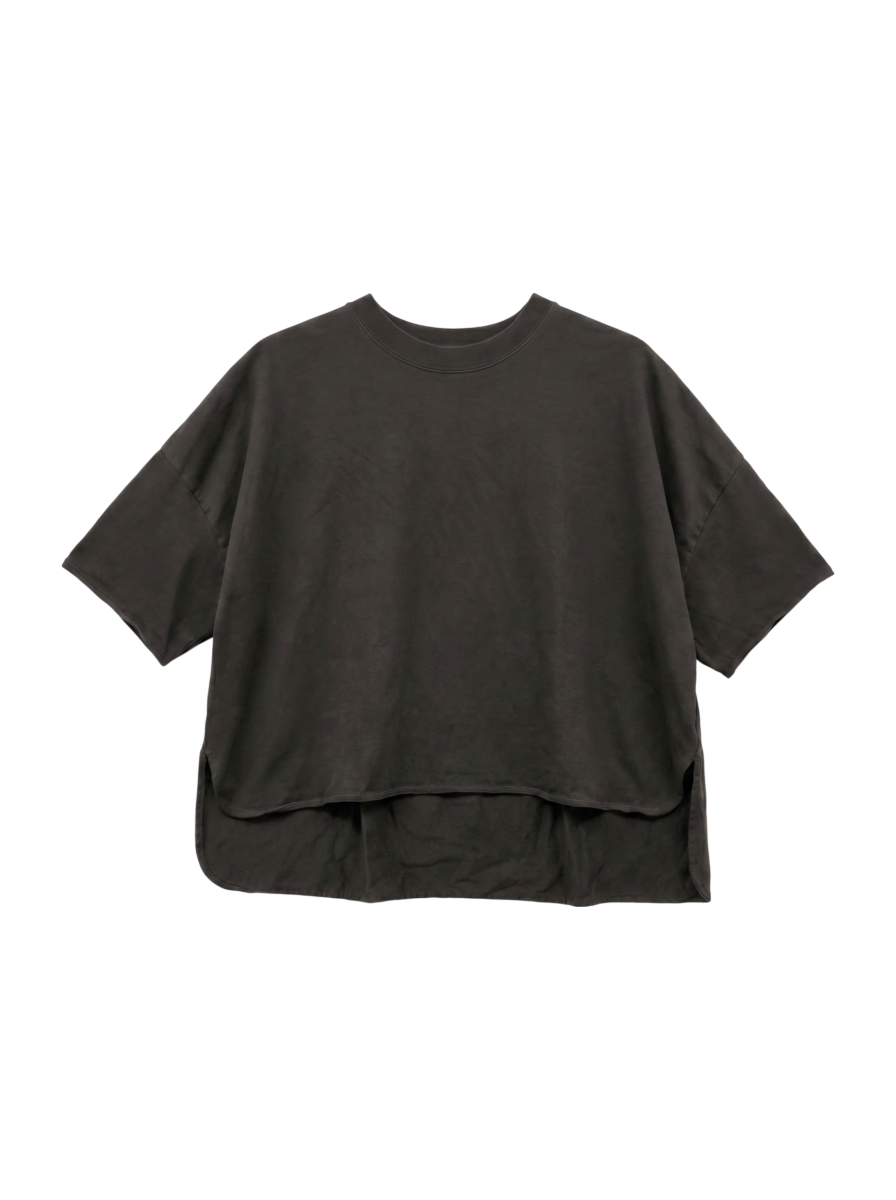 〈洗濯機可能〉バック フリル 半袖 Tシャツ