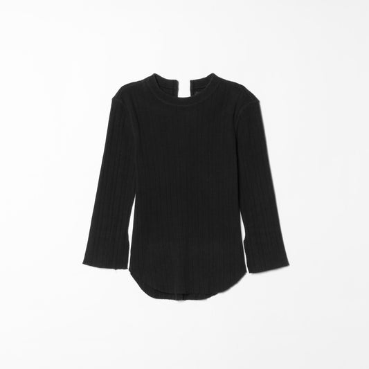 PrimaryNavyLabel:バックスリットクルーネックプルオーバー