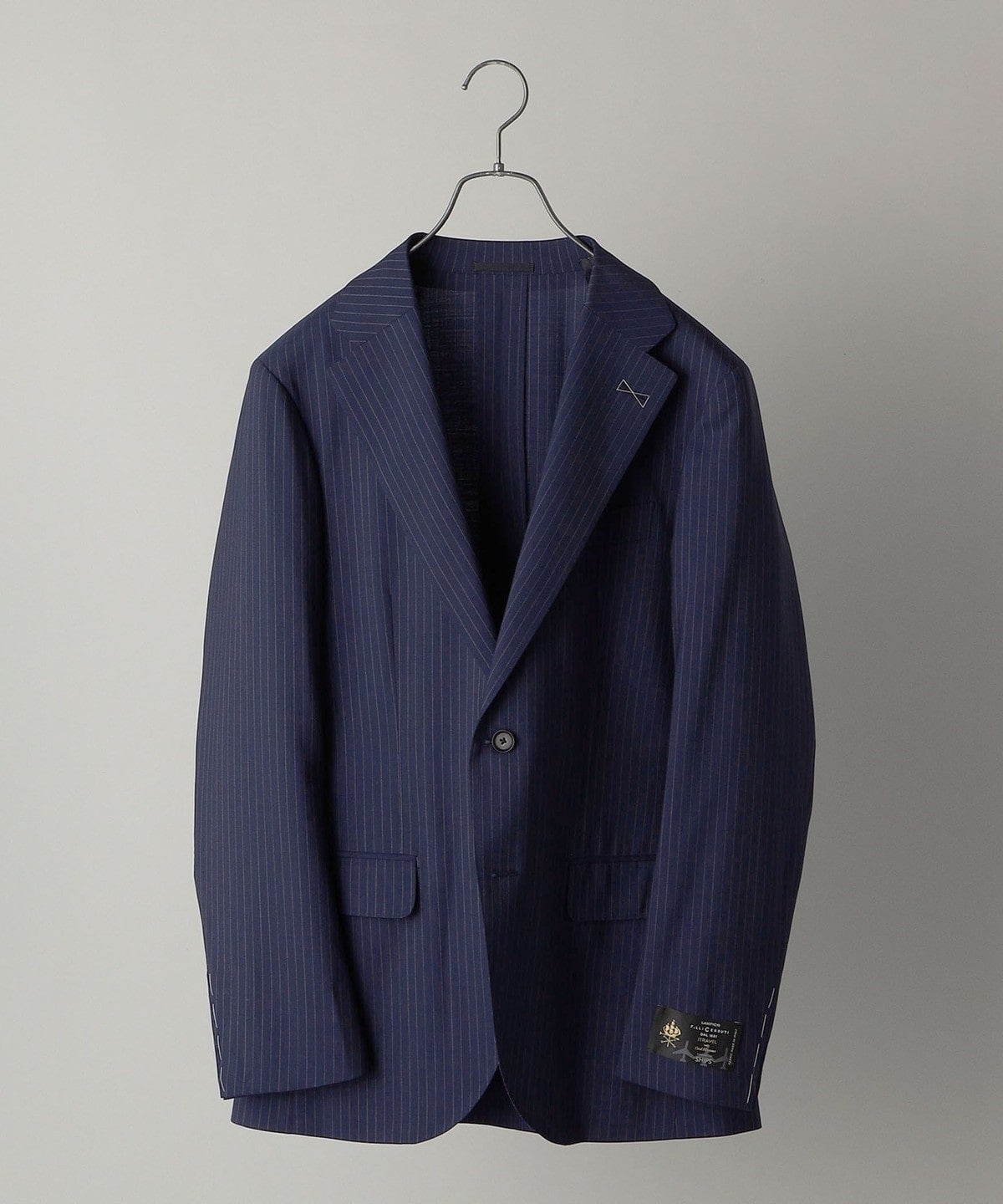CERRUTI ネイビー スーツセット ネイビースーツ・ストライプのコーディネート（LANIFICIO F.LLI