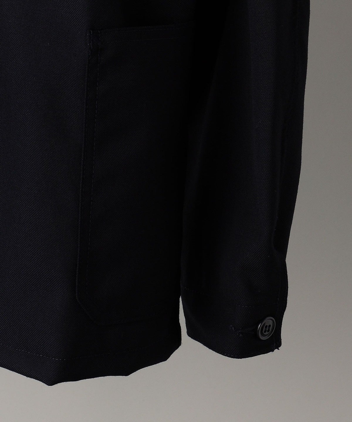 SHIPS: MADE IN USA LAPD ウールサージ カバー ブルゾン