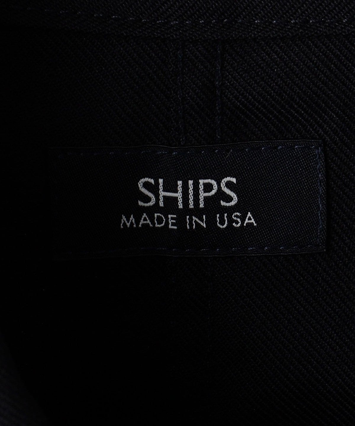 SHIPS: MADE IN USA LAPD ウールサージ カバー ブルゾン