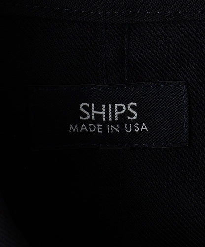 SHIPS: MADE IN USA LAPD ウールサージ カバー ブルゾン