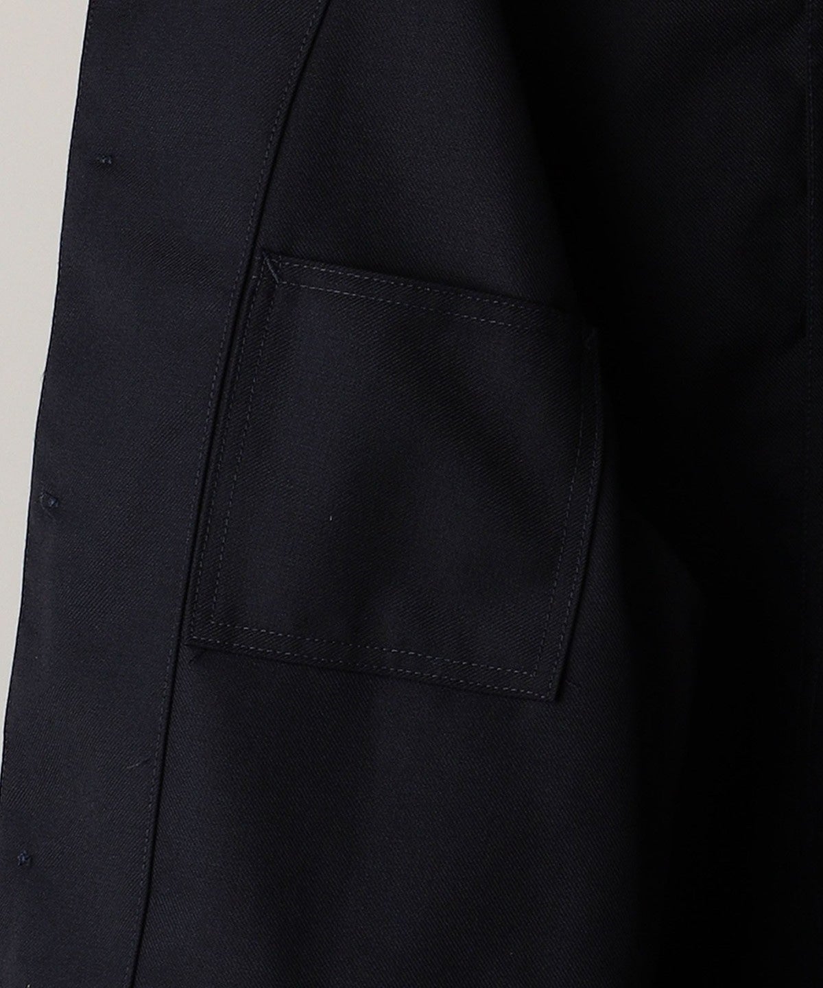 SHIPS: MADE IN USA LAPD ウールサージ カバー ブルゾン