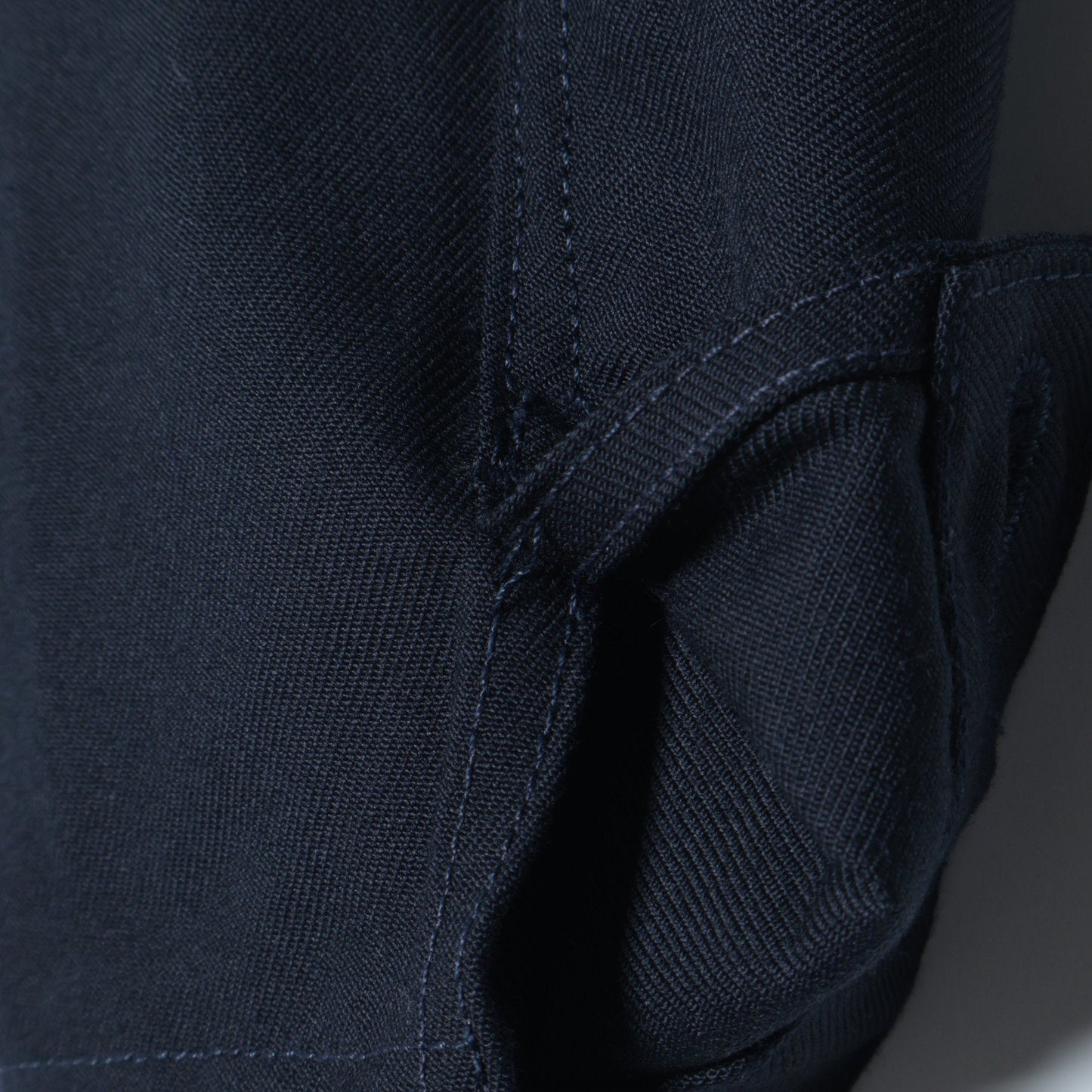 SHIPS: MADE IN USA LAPD ウールサージ カバー ブルゾン